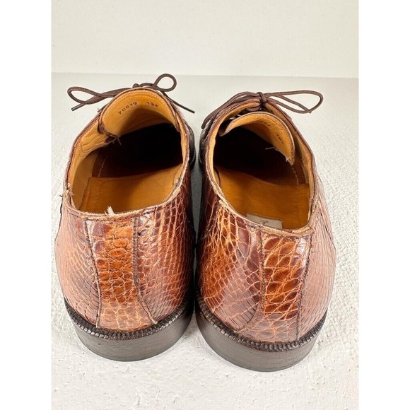 GENTLY USED .. Mezlan Alligator, Brown, Shoes Size: 9.5 - Picture 4 of 13